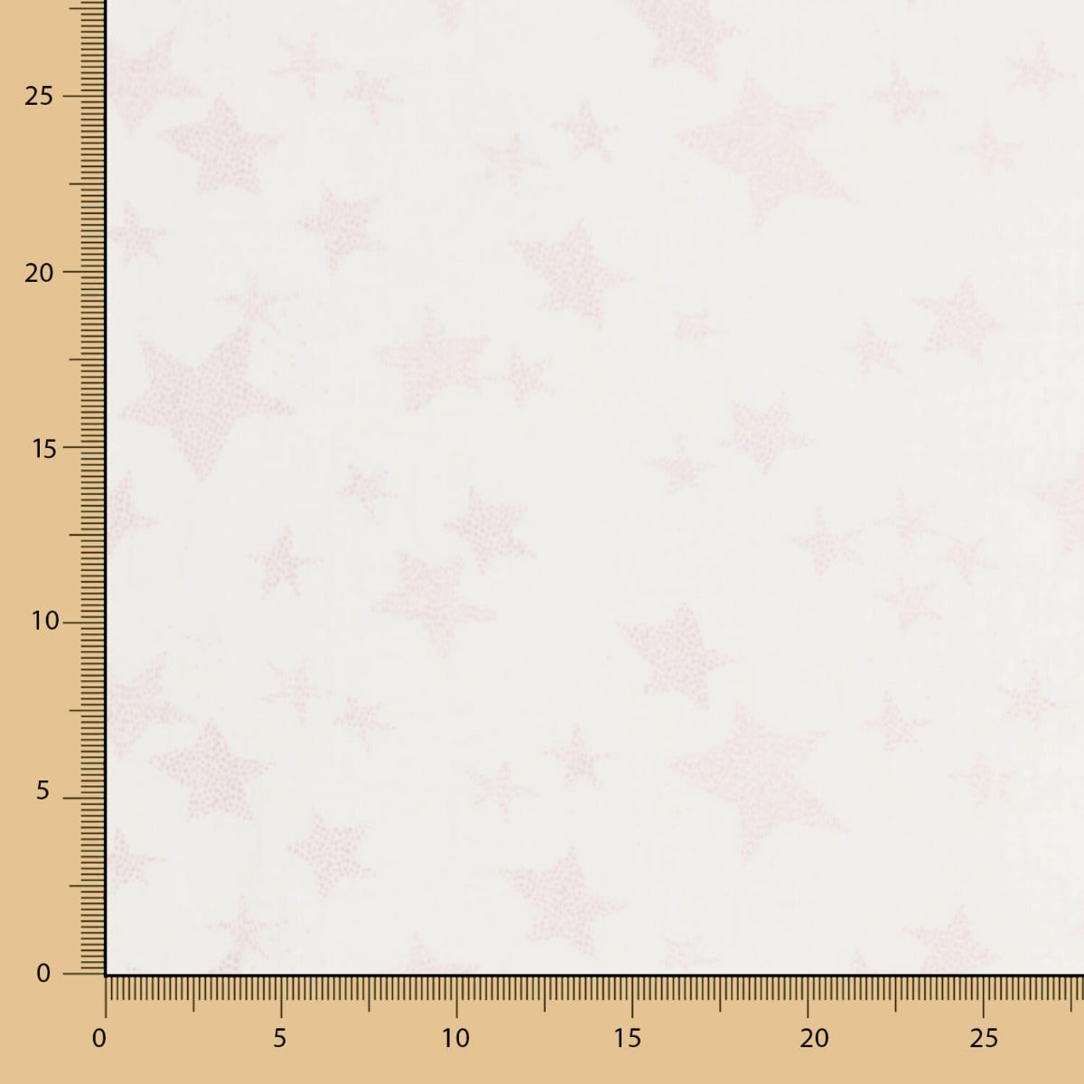 Muselina Algodón Multi Estrella Rosa - Ribes y Casals