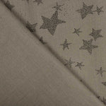 Bambula Algodón Estampada Multi Estrella Verde Caza - Ribes y Casals