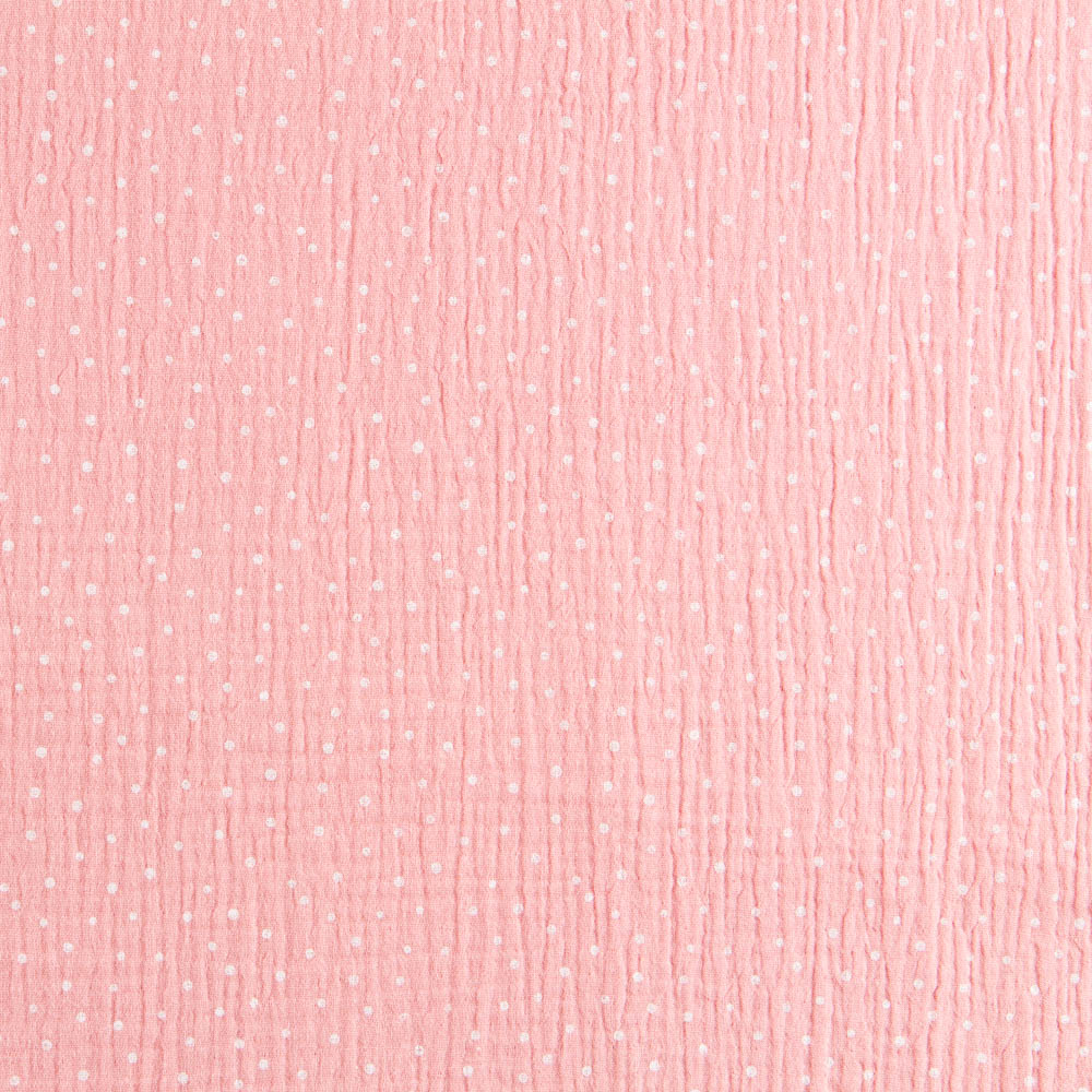 Bambula Algodón Lunar Rosa - Ribes y Casals