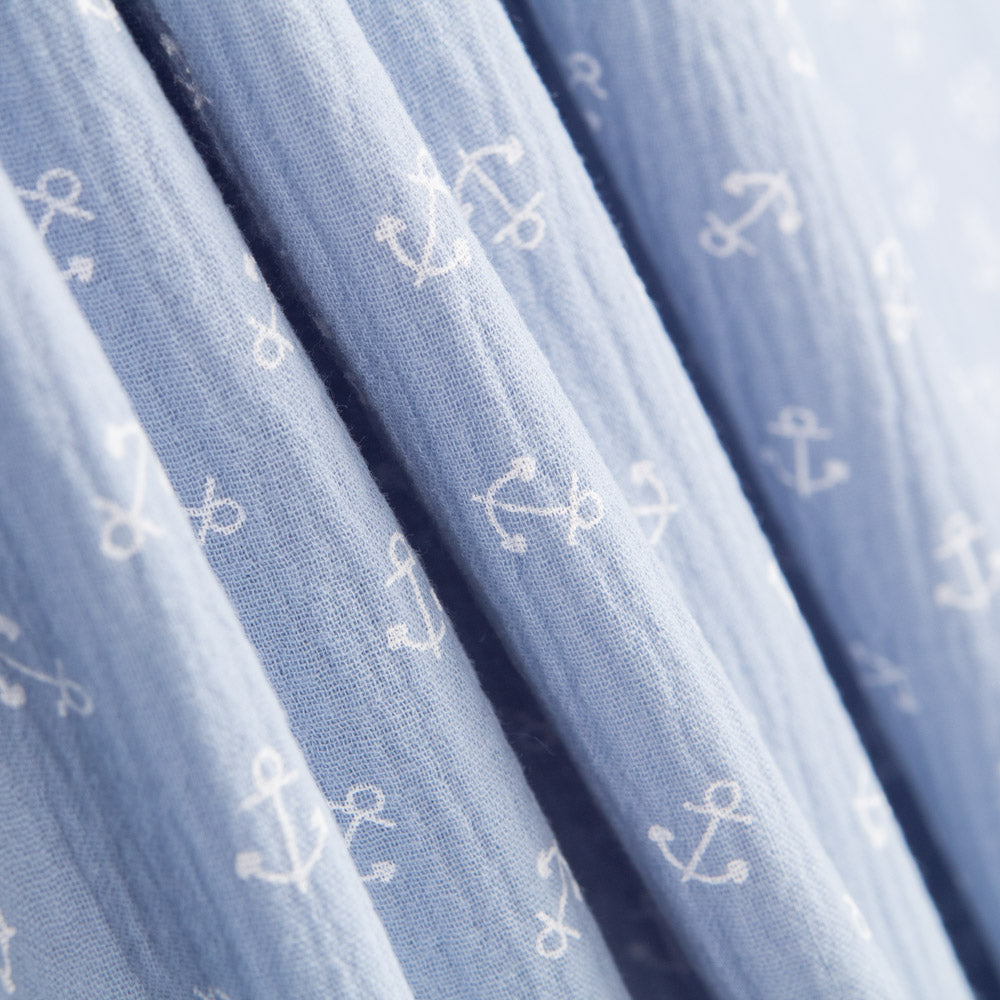 Bambula Algodón Marinera Azul Claro - Ribes y Casals