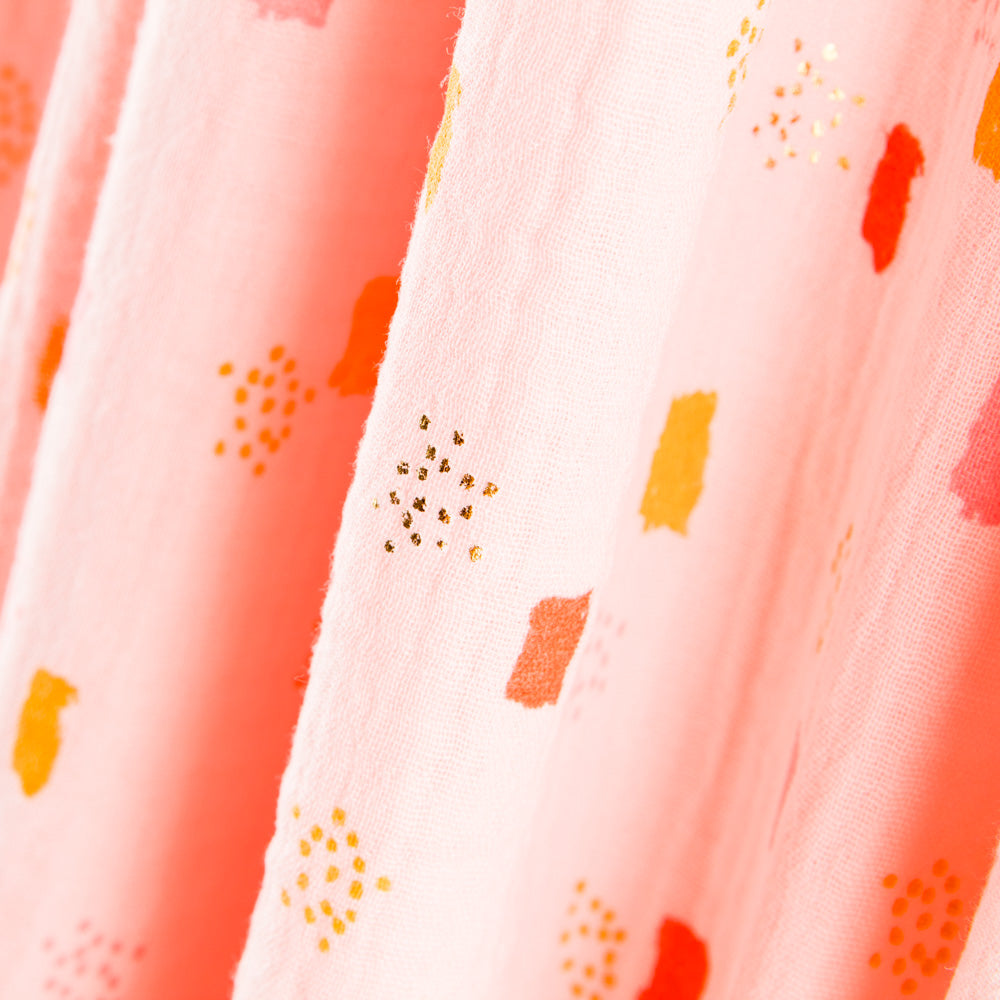 Bambula Algodón Moteado Rosa - Ribes y Casals