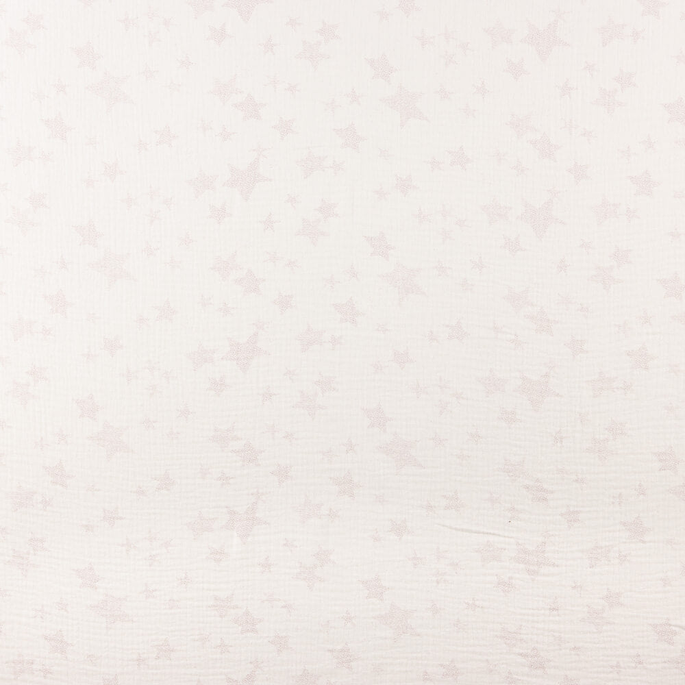 Bambula Algodón Multi Estrellas Rosa - Ribes y Casals