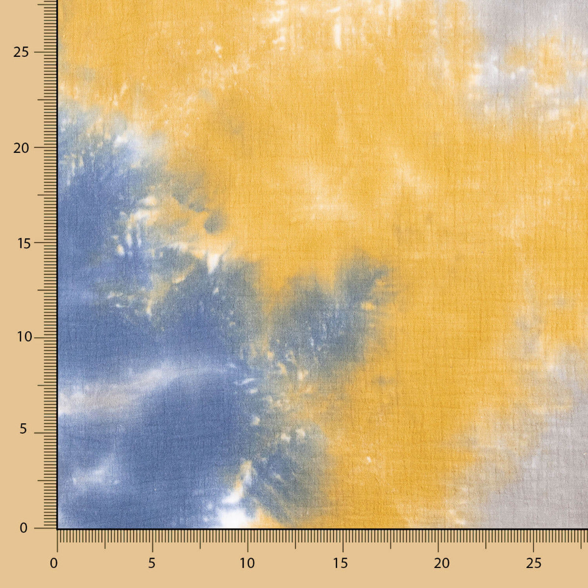 Bambula Algodón Tie Dye Gris - Ribes y Casals