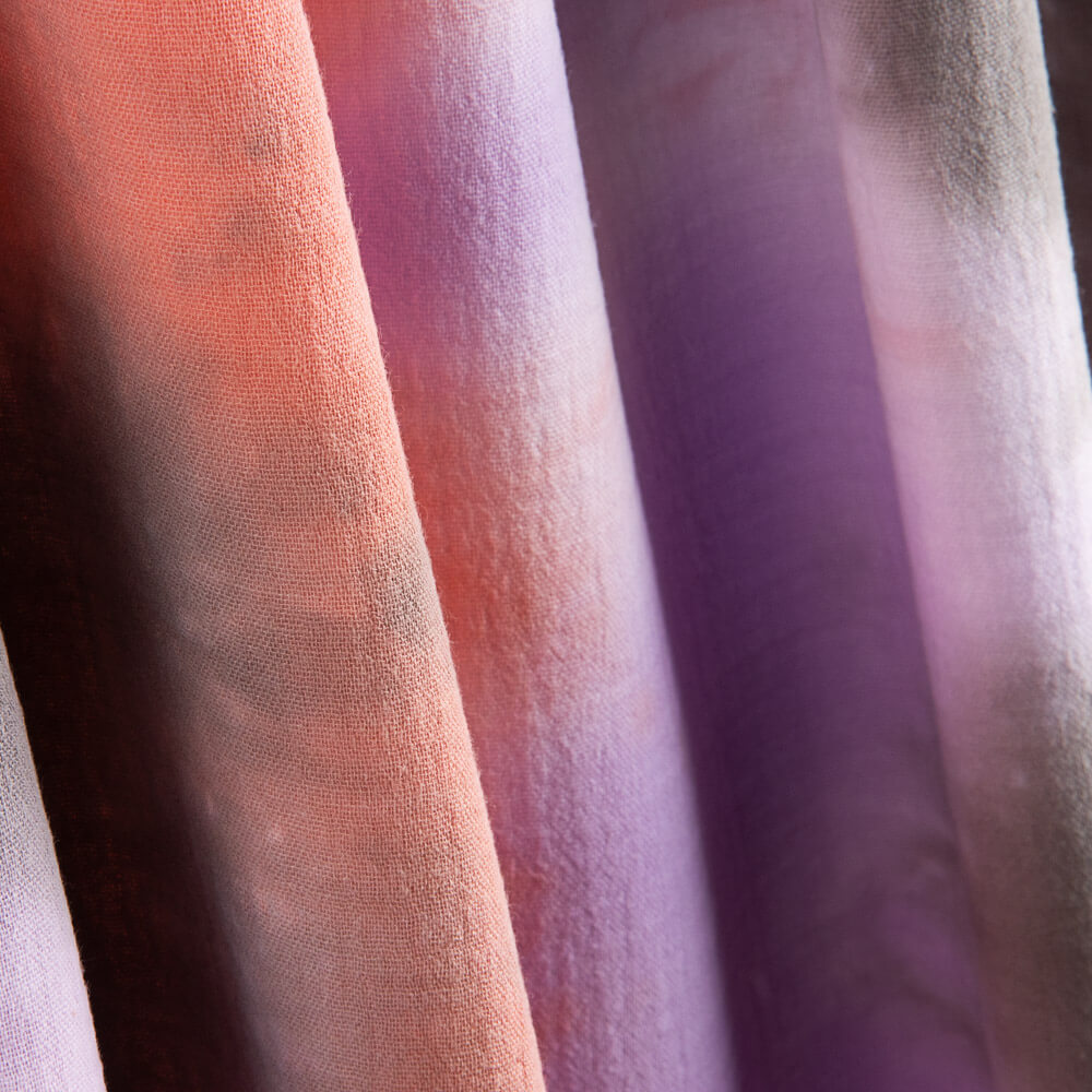 Bambula Algodón Tie Dye Terracota - Ribes y Casals