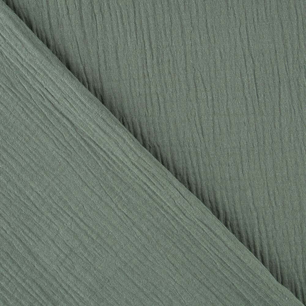 Retal Bambula Algodón Verde Botella 120x135 cm - Ribes y Casals