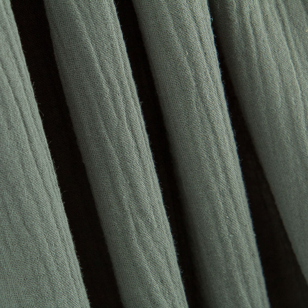 Retal Bambula Algodón Verde Botella 120x135 cm - Ribes y Casals