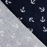 Bambula Algodón Anclas Marino - Ribes y Casals