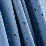 Muselina Algodón Moteado Lurex Azulón - Ribes y Casals