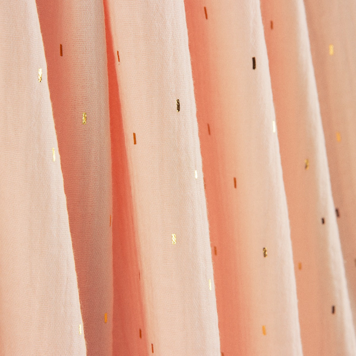 Bambula Doble Gasa Rosa con Lúrex - Ribes y Casals