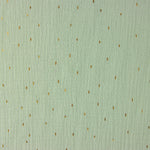 Bambula Doble Gasa Verde con Lúrex - Ribes y Casals