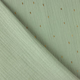 Bambula Doble Gasa Verde con Lúrex - Ribes y Casals