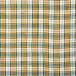 Doble Gasa Vichy Reversible Verde-Ocre - Ribes y Casals