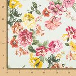 Bambula Flores Retro Verde Agua - Ribes y Casals