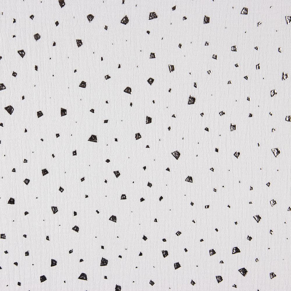 Muselina Algodón Moteado Lurex Gris Claro - Ribes y Casals