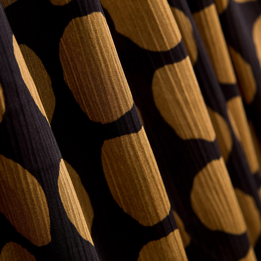 Bambula Poliéster Lunar Big Marrón - Ribes y Casals