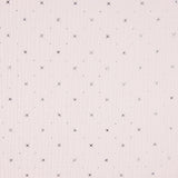 Muselina Algodón Estrellas Lurex Rosa - Ribes y Casals