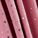 Muselina Algodón Moteado Lurex Rosa - Ribes y Casals