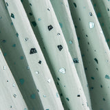 Muselina Algodón Moteado Lurex Verde Jade - Ribes y Casals