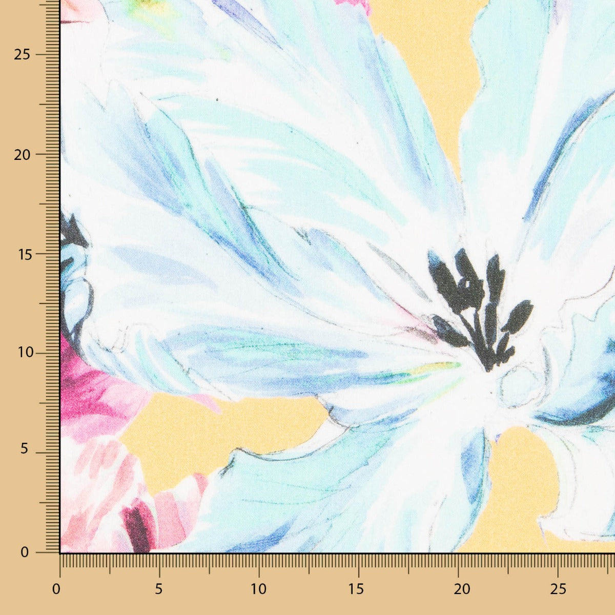 Bambula Viscosa Maxi Flor Amarillo - Ribes y Casals