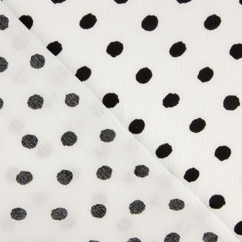 Bambula Viscosa Moteado Blanco - Ribes y Casals