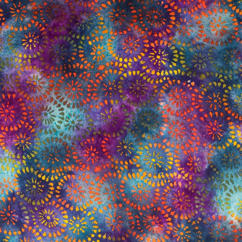 Batik Estrellas Morado - Ribes y Casals