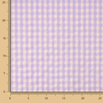 Batista Seersucker Vichy Lavanda - Ribes y Casals