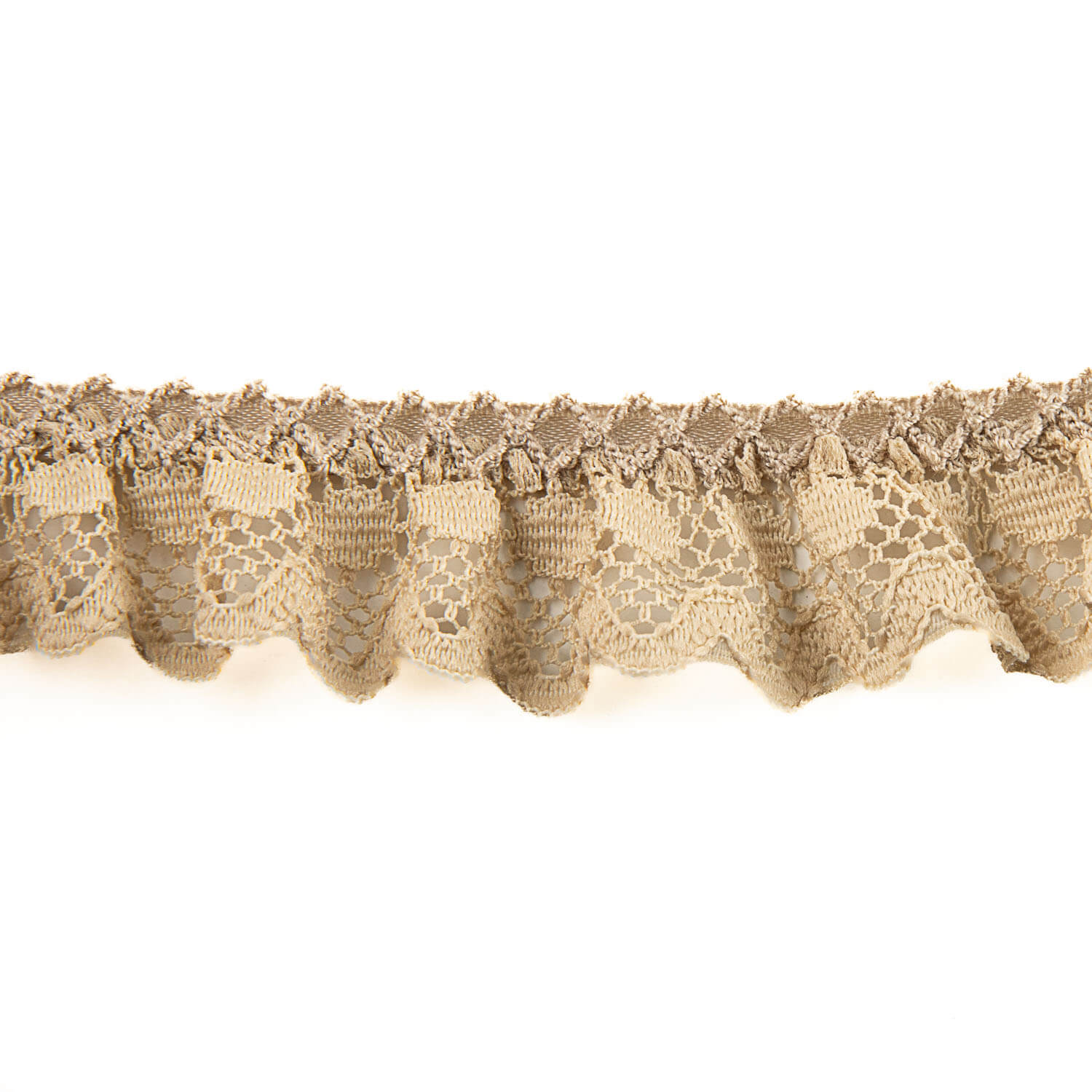 Tira de Puntilla Beige 22 mm - Ribes y Casals