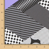 Bielástico Patch Geo Malva - Ribes y Casals