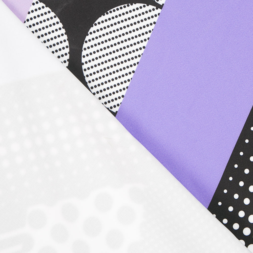 Bielástico Patch Geo Malva - Ribes y Casals