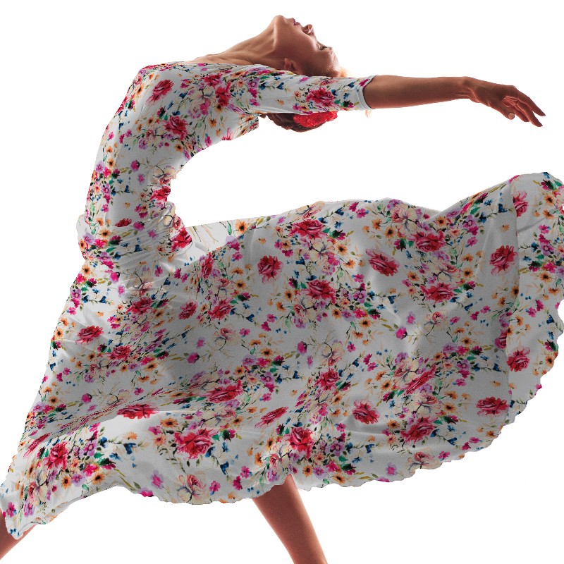 Bielástica Flamenca Blanca - Ribes y Casals