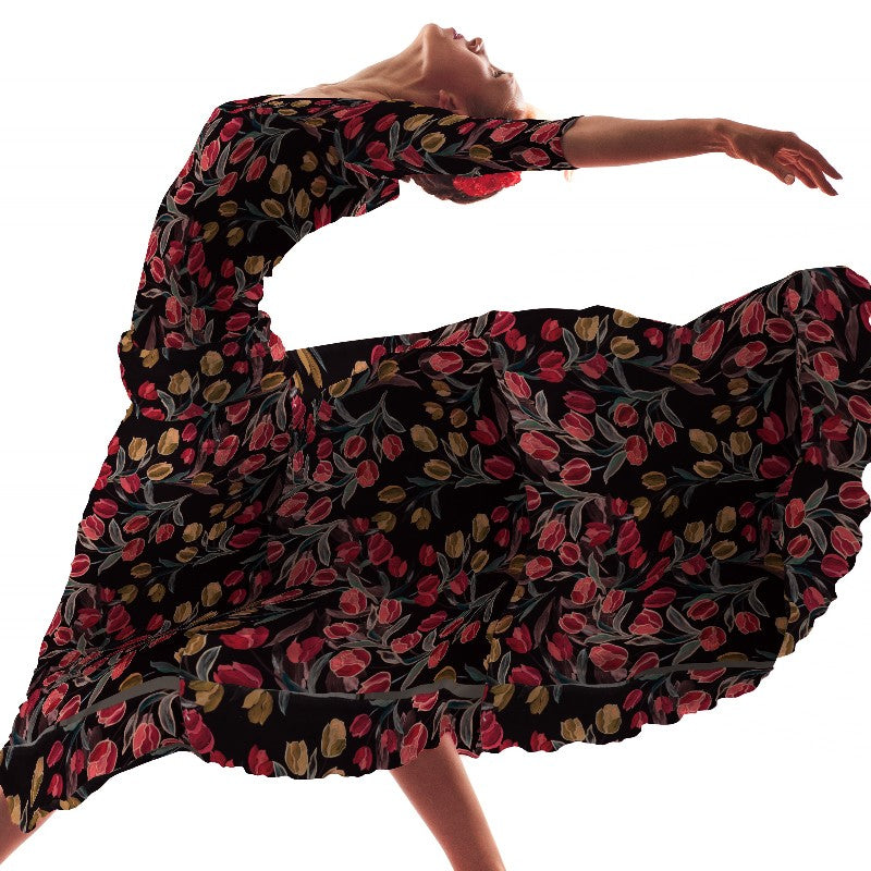 Bielástica Flamenca Rocio Negra - Ribes y Casals