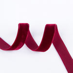 Cinta Terciopelo Granate 16mm - Ribes y Casals