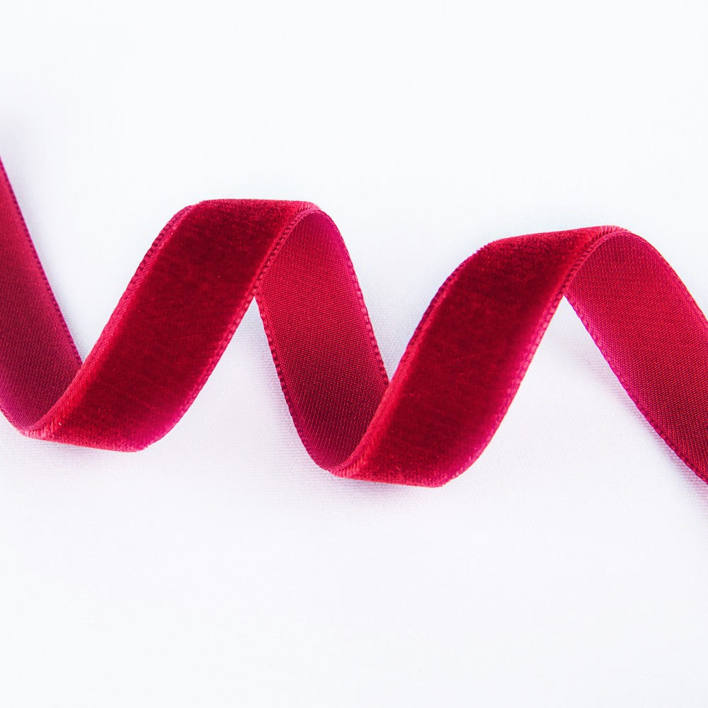 Cinta Terciopelo Rubí 16mm - Ribes y Casals