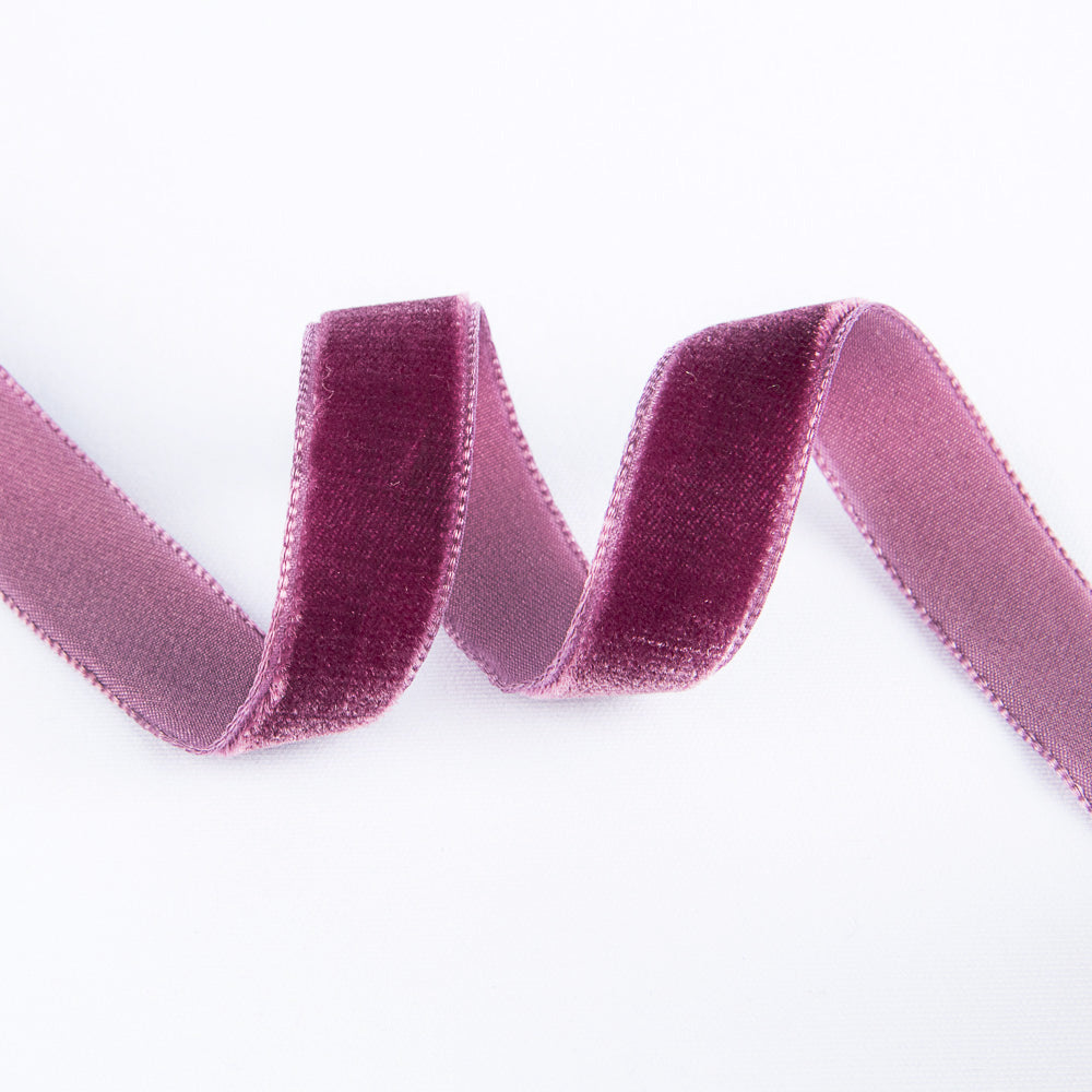 Cinta Terciopelo Berenjena 16mm - Ribes y Casals