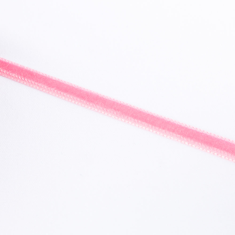 Cinta Terciopelo Rosa Chicle 7mm - Ribes y Casals