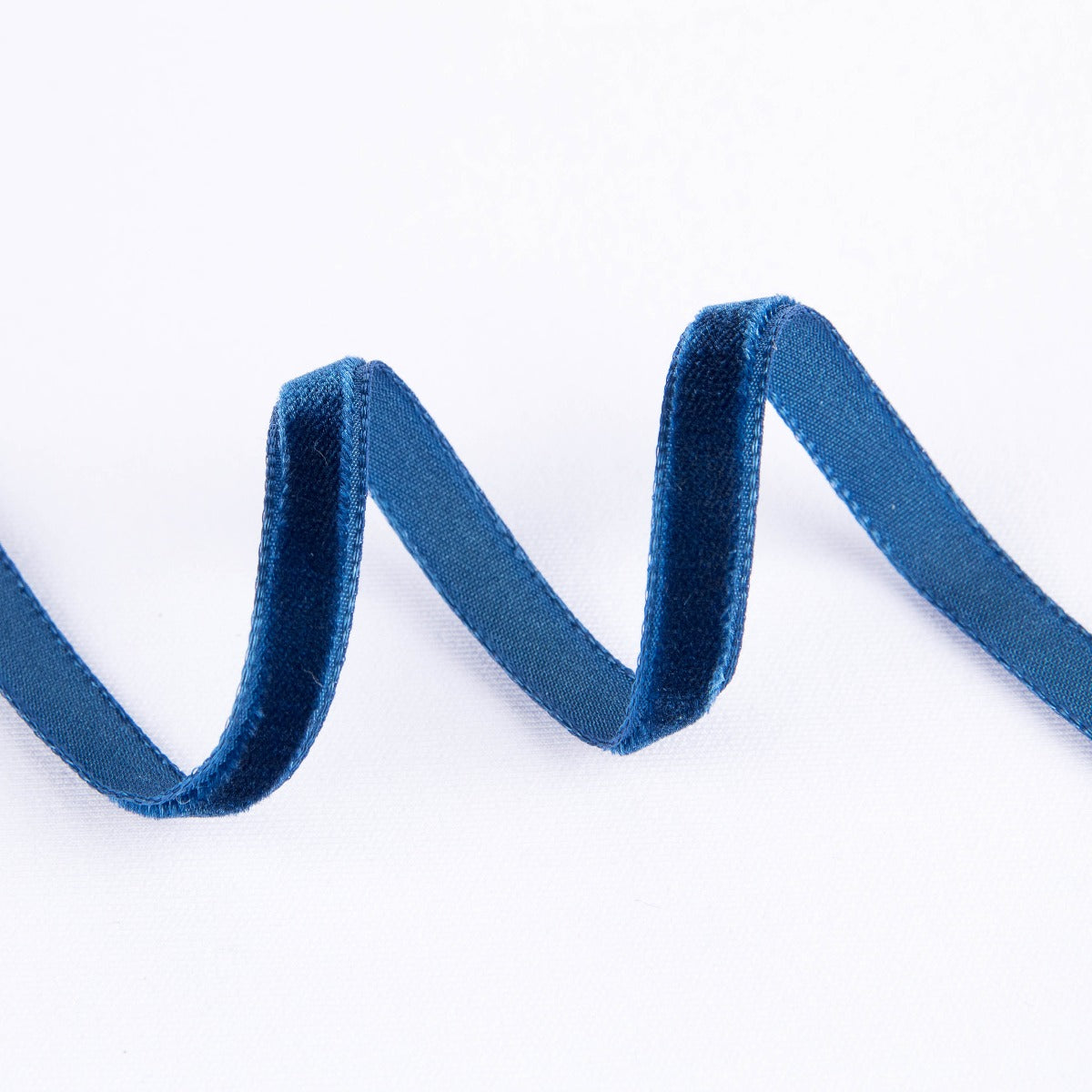 Cinta Terciopelo Azul Marino 7mm - Ribes y Casals