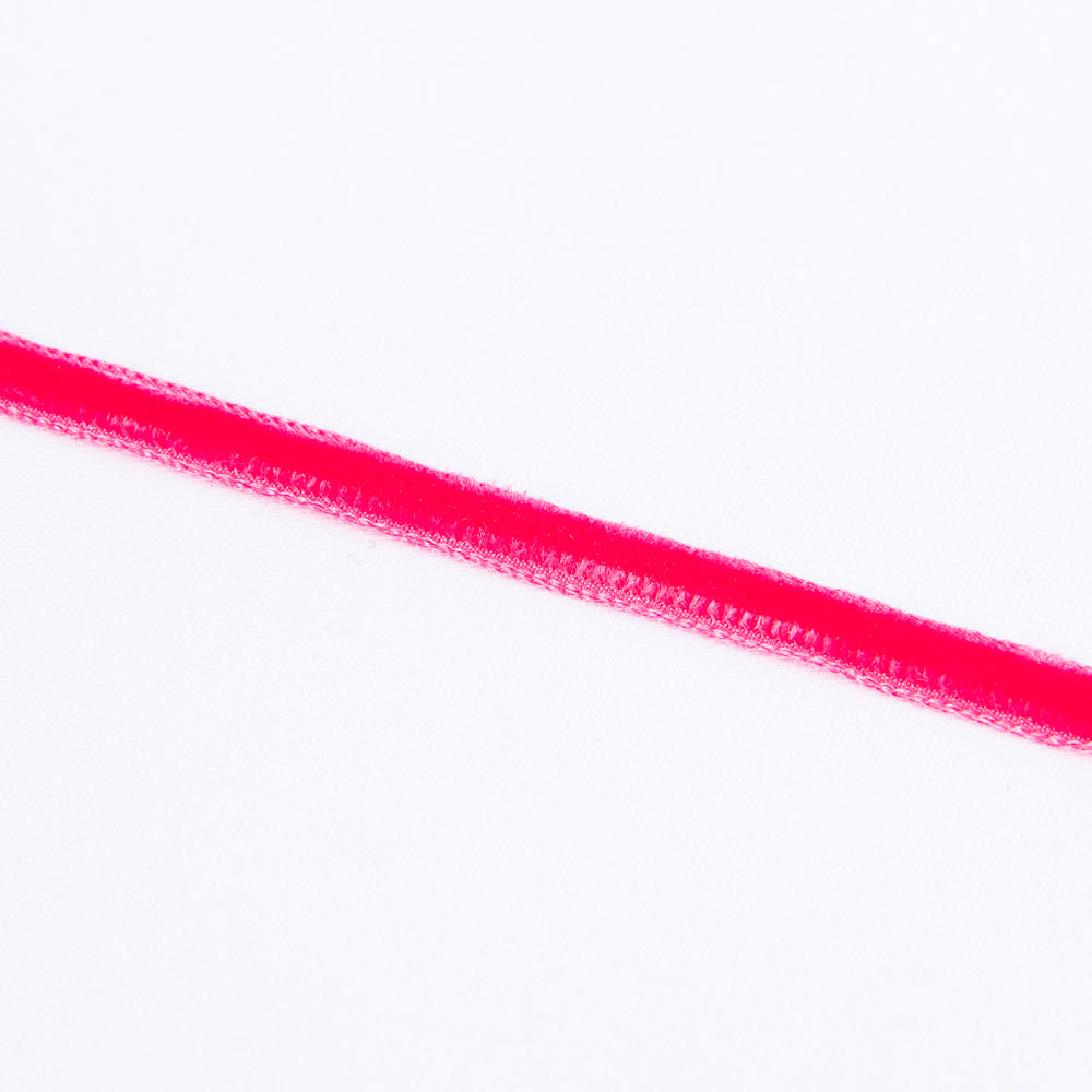 Cinta Terciopelo Fresa 7mm - Ribes y Casals