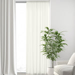 Confección Cortina Fruncida Lino Premium Blanco Natural - Ribes y Casals