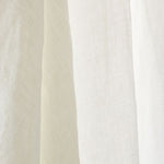 Confección Cortina Fruncida Lino Premium Blanco Natural - Ribes y Casals