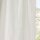 Confección Cortina Fruncida Lino Premium Blanco Natural - Ribes y Casals