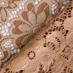 Blonda Elástica Flamenca Camel - Ribes y Casals