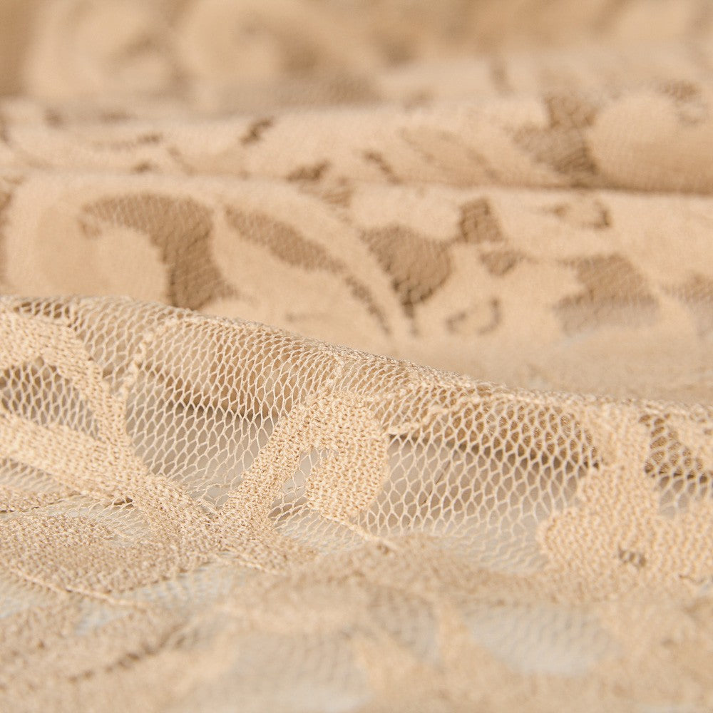 Blonda Flores Spandex Nude - Ribes y Casals