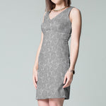 Blonda Tie-dye Rebrodé Gris - Ribes y Casals