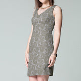 Blonda Tie-dye Rebrodé Kaki - Ribes y Casals