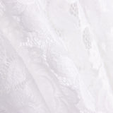 Blonda Flores Spandex Blanca - Ribes y Casals