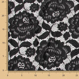 Blonda Flores Spandex Negra - Ribes y Casals