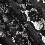 Blonda Flores Spandex Negra - Ribes y Casals