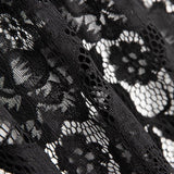 Blonda Flores Spandex Negra - Ribes y Casals