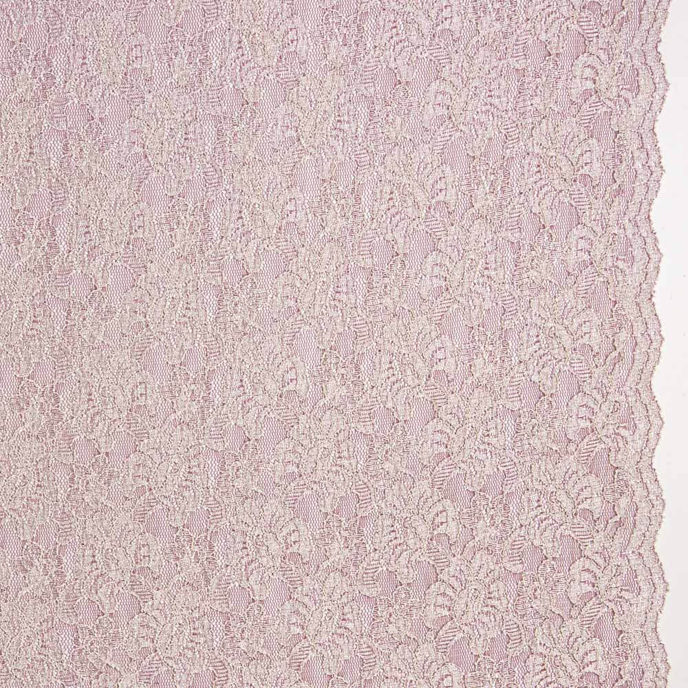Retal Blonda Rebrodé Rosa 70x130cm - Ribes y Casals