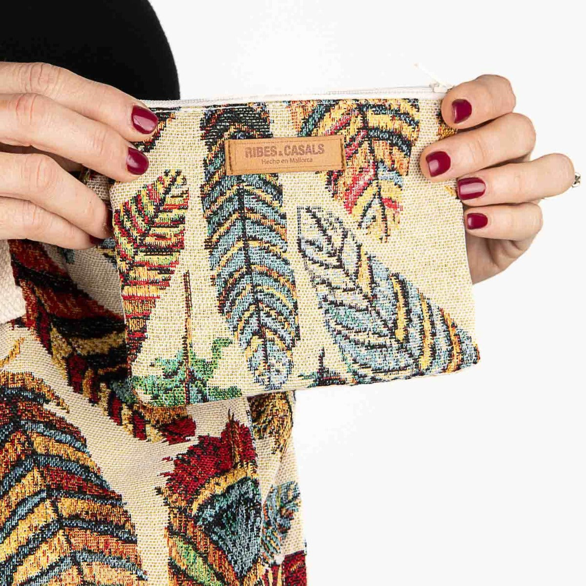 Bolsa Plumas Crudo - Ribes y Casals